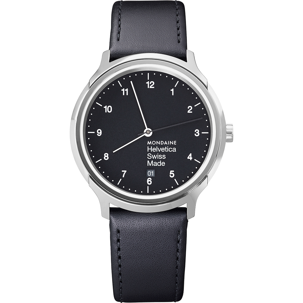 Mondaine MH1.R2220.LB Helvetica watch - Helvetica No1 Regular